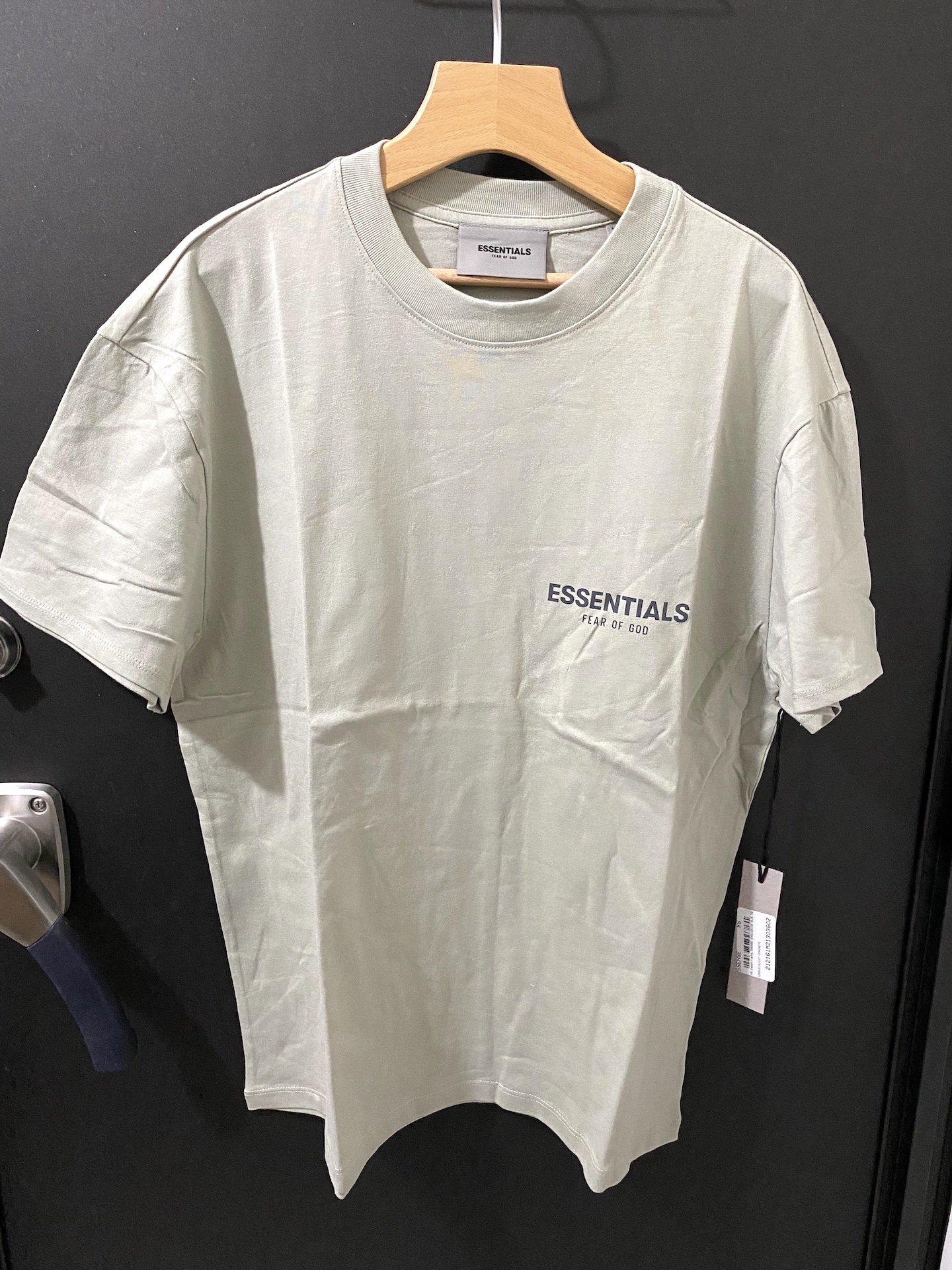 ESSENTIALS SSENSE 特別色T恤反光小字T-shirt Concrete 水泥綠21FW