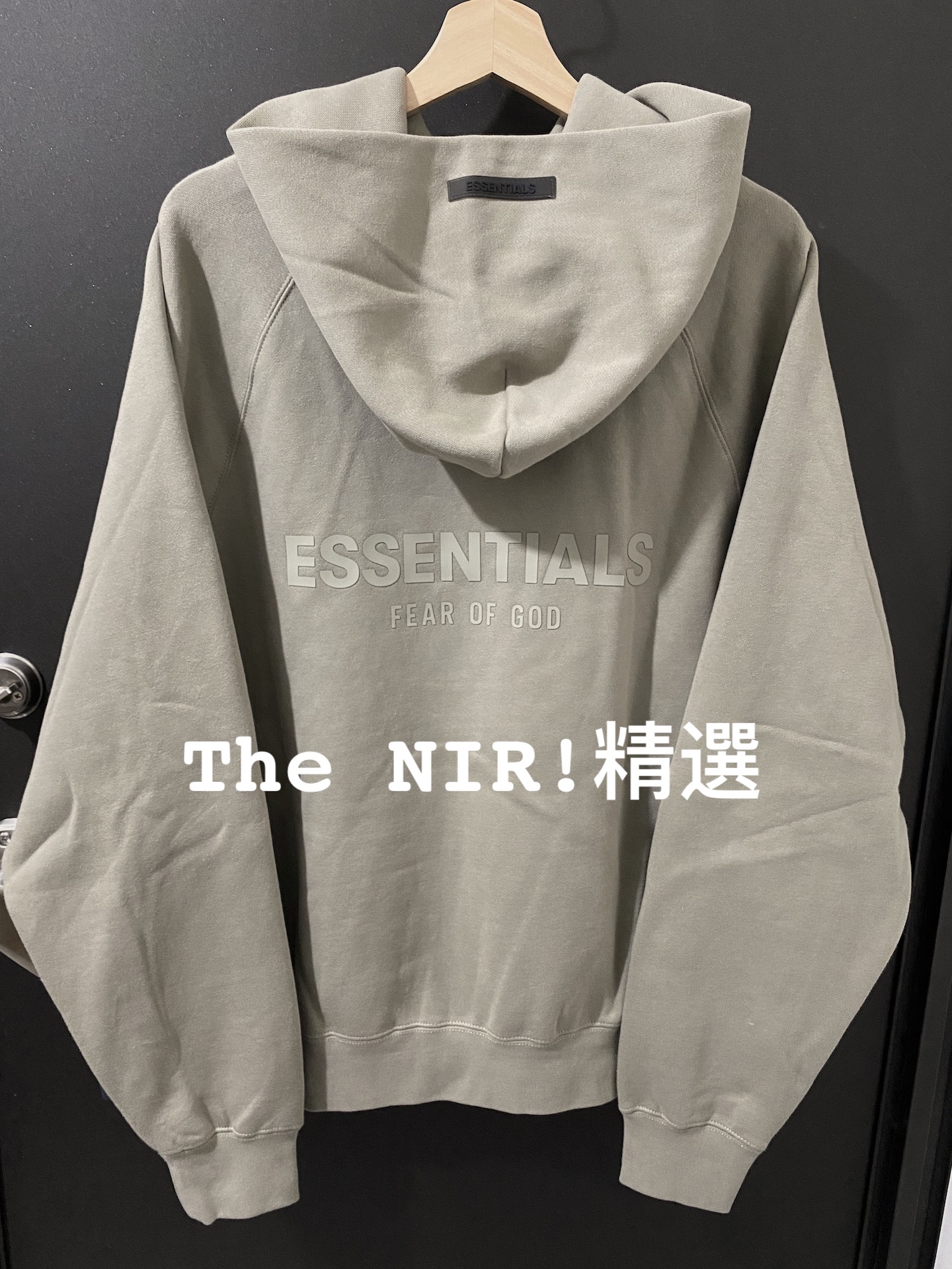 ESSENTIALS 帽T 背後字Pull-Over Hoodie Pistachio 開心果綠21FW – FOG